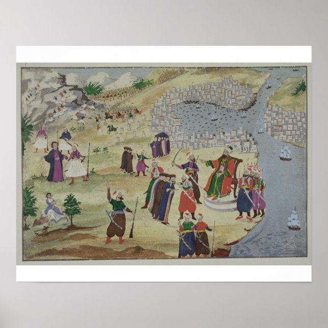 Pôster A Queda prevista de Constantinopla, da Pic (Frente)