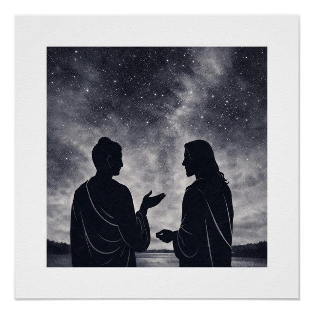 Pôster A Quiet Dialogue Under the Stars (Frente)