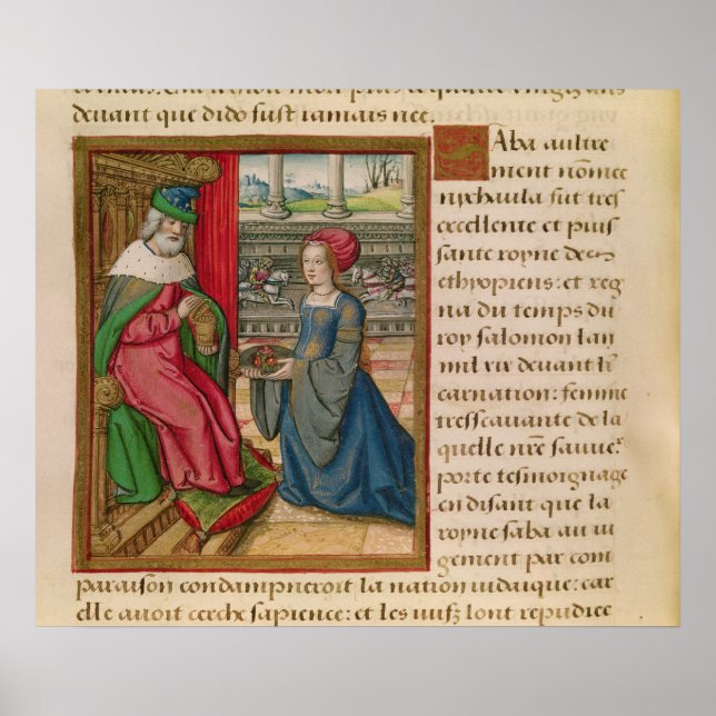 Pôster A Rainha de Sheba (Frente)