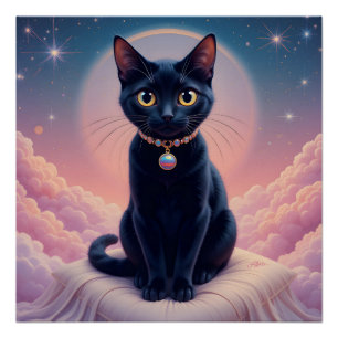 Pôster A Rainha Do Céu Do Gato Preto