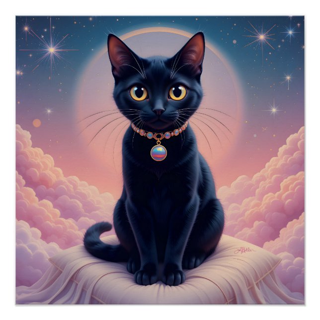 Pôster A Rainha Do Céu Do Gato Preto (Frente)