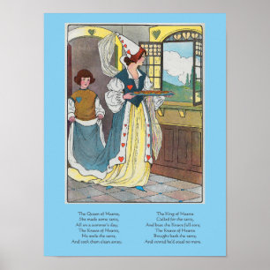 Poster A Rainha dos Corações Fez Algumas Tartes, Rhyme En