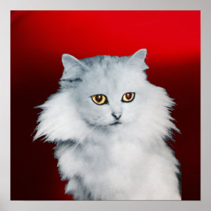 Pôster A RAINHA DOS GATOS BRANCOS, Ruby Vermelho