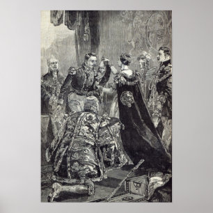 Poster A rainha que investe o imperador do francês