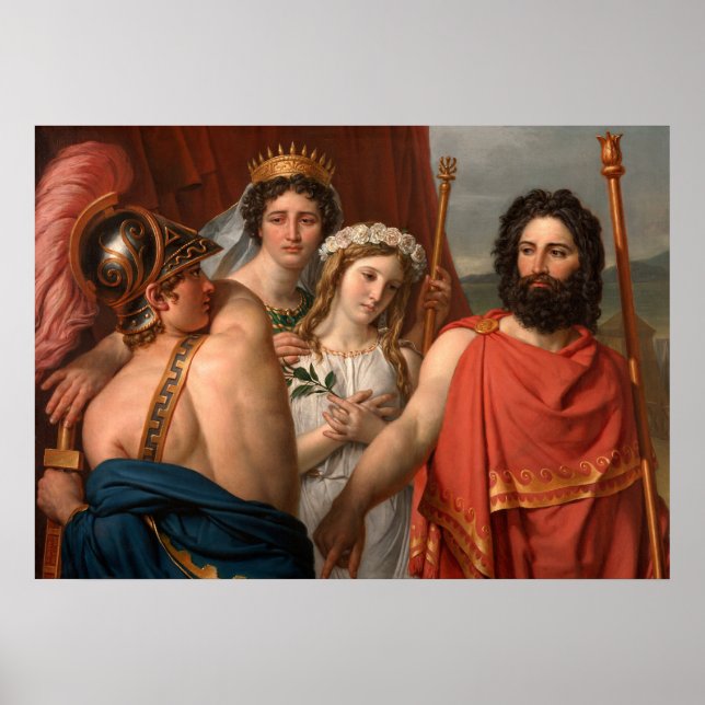 Poster A Raiva de Aquiles, 1819 (Frente)