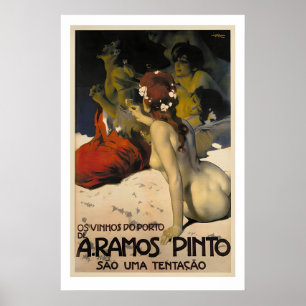 Poster A. Ramos Pinto por Leopoldo Metlicovitz Vintage