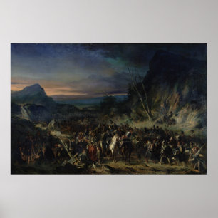 Pôster A ravina, campanha de 1809, 1843