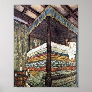 Pôster A Real Princesa Edmund Dulac Fairy Tale Art