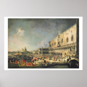 Poster A recepção do embaixador francês em Veneza,