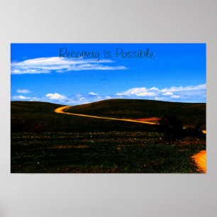 Pôster A recuperação é poster/inspirador possíveis