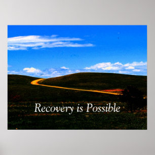 Pôster A recuperação é poster/inspirador possíveis