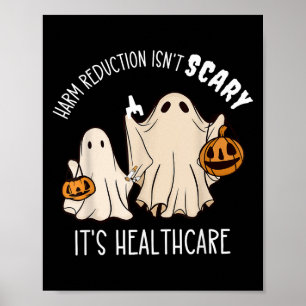 Poster A Redução Do Dano Do Fantasma De Halloween Não Ass