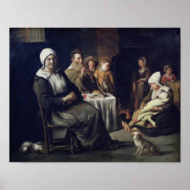 Pôster A Refeição Da Família (Frente)