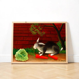 Poster A Refeição do Coelho por Henri Rousseau