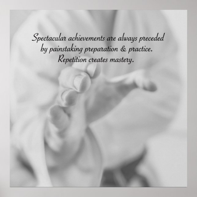 Poster A repetição cria domínio. (Frente)