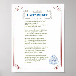 Pôster A repetição do amor - um romântico, poema da