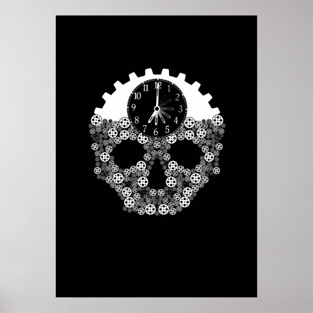 Poster A respiração é apenas um relógio... (Frente)