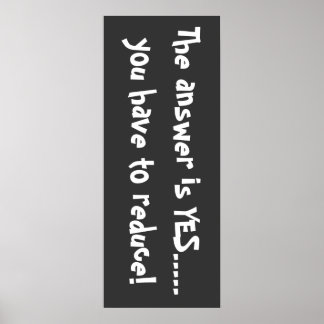 Pôster A resposta é sim