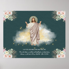 Poster A ressurreição de Jesus Cristo - Páscoa