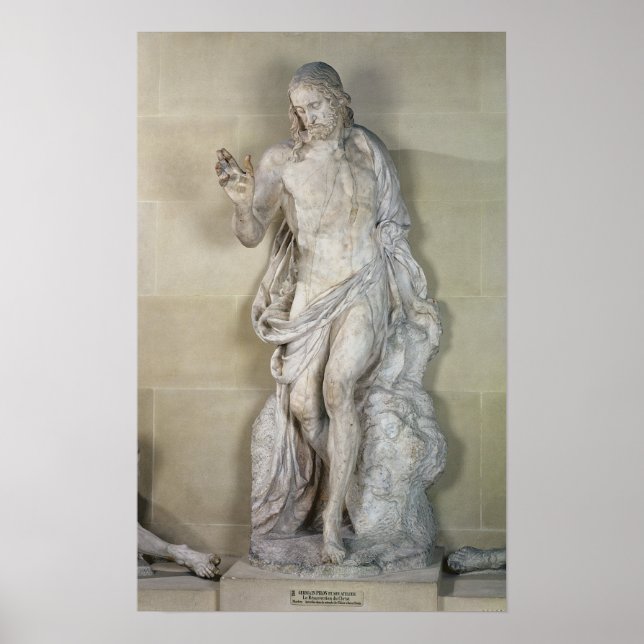 Poster A ressurreição, detalhes do Cristo (Frente)