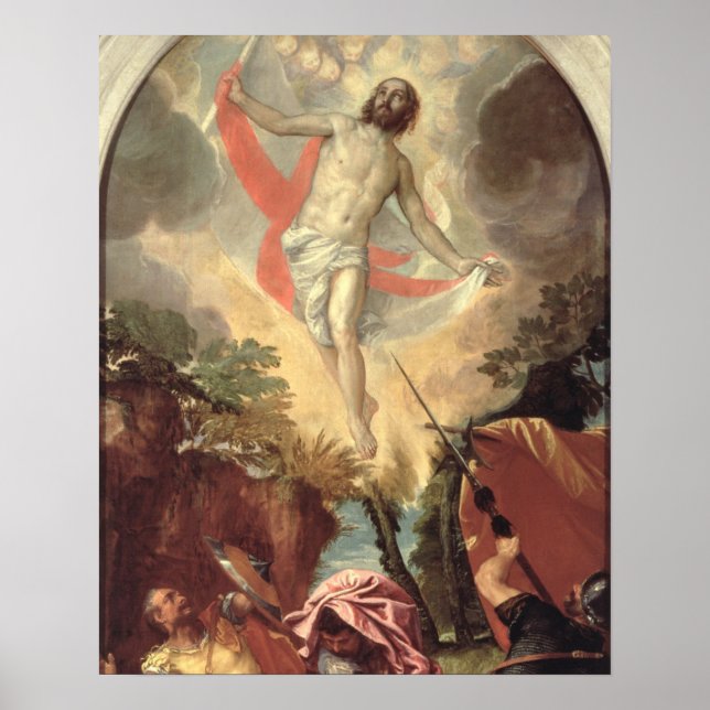 Poster A ressurreição do Cristo (óleo na canvas) (Frente)