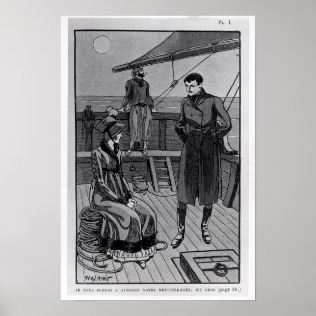 Poster A reunião entre Orso e Miss Nevil em (Frente)