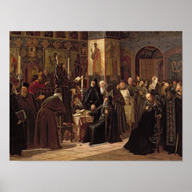 Pôster A Revolta do Mosteiro de Solovetsy (Frente)