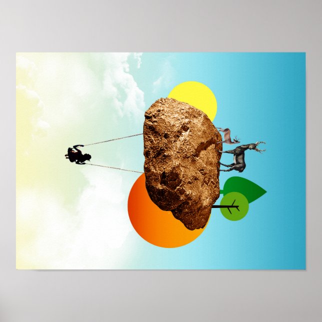 Poster A rocha da nossa existência (Frente)