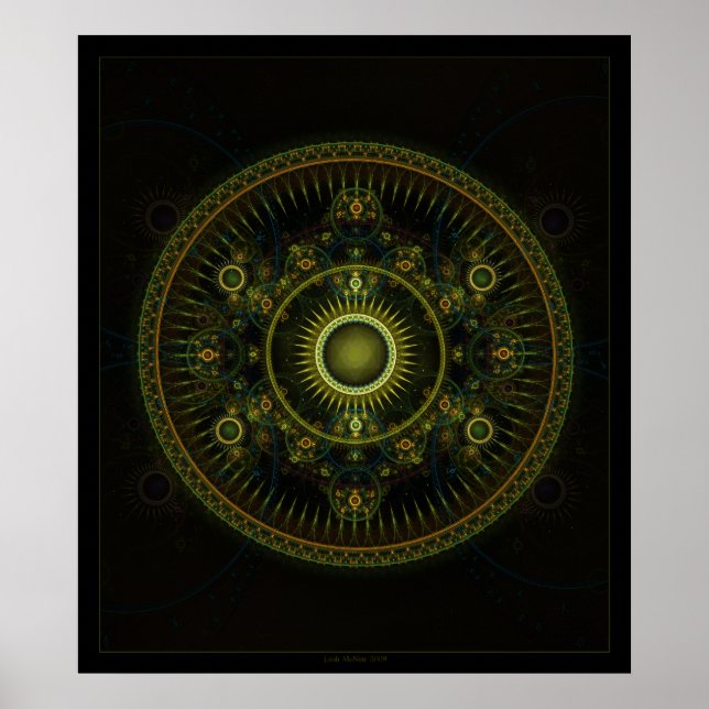 Poster A Roda Magick do Metatron (Frente)