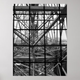 Pôster "A Roda Maravilha B&W"