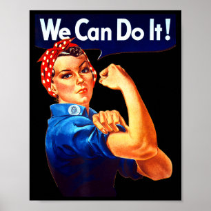 Poster A Rosie Riveter Pode Feminista