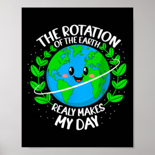 Poster A Rotação Da Terra Faz Meu Dia Começar