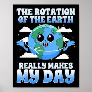 Poster A Rotação Da Terra Faz O Meu Dia Sc