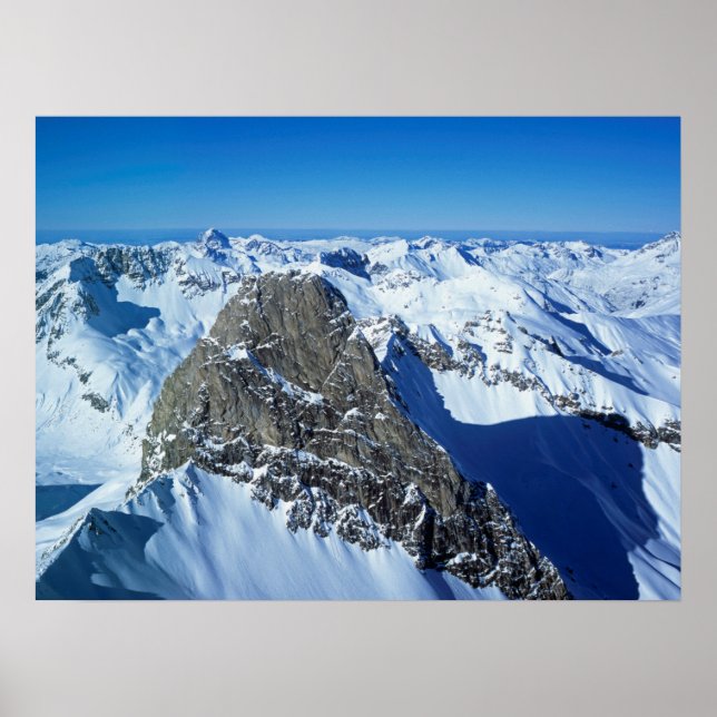 Poster A Rua Roggspitze Anton Holiday Card (Frente)