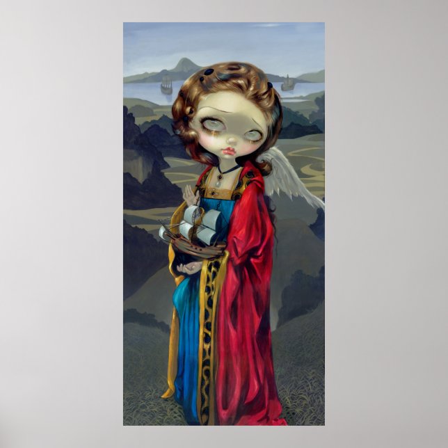 Pôster A Safe Harbor ART PRINT gothic angel icon lowbro (Frente)