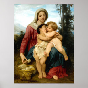 Poster A Sagrada Família por William Bouguereau