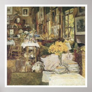Pôster A sala das flores, Childe 1894 Hassam
