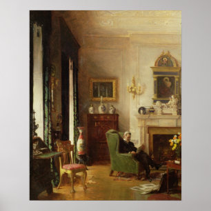 Pôster A sala de estar cinzenta