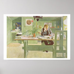 Pôster A sala de estudo, bar. em "Lasst Licht Hinin"
