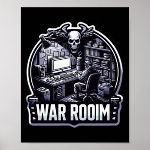 Poster A Sala De Guerra Minimalista Foca No Que É Mais Im