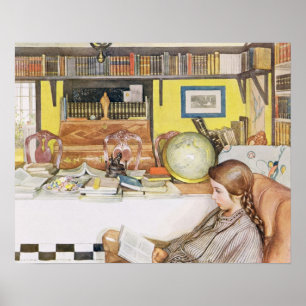 Poster A Sala de Leitura, pub. em 'Lasst Licht Hinin' ('L