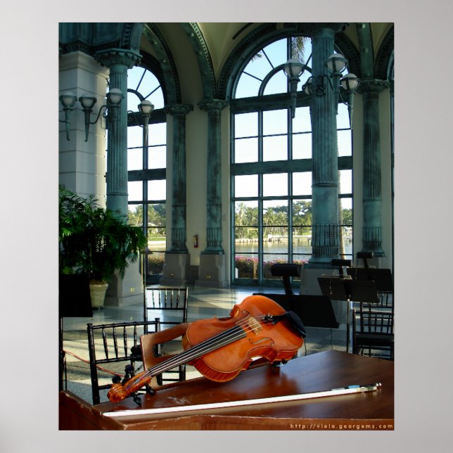 Poster A Sala de Música (Frente)