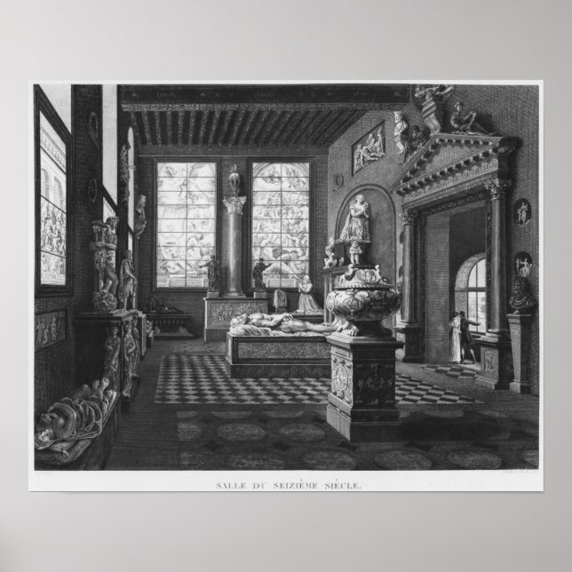 Poster A sala do século XVI, Musee des Monuments (Frente)