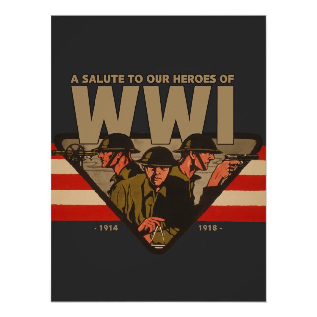 Pôster A Salute To Our Heroes of WWI  (Frente)