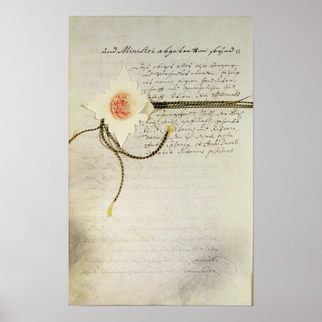 Poster A `Sanção Pragmática' (Frente)