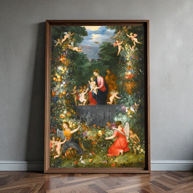 Poster A Santa Família, Jan Brueghel (Criador carregado)
