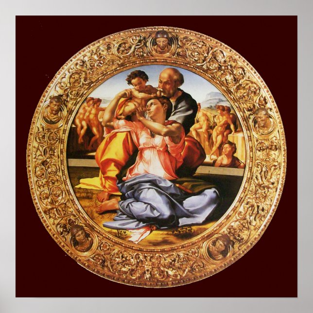 Poster A Santa Família - O Doni Tondo (Frente)