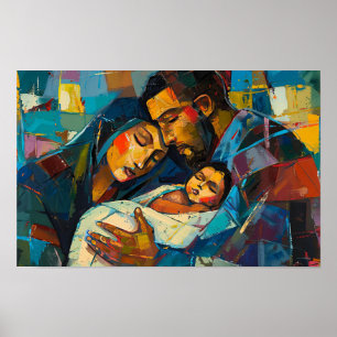 Poster A Santa Família para o Natal