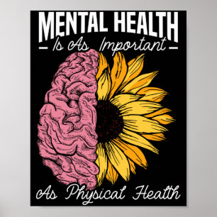 Poster A saúde mental dos homens é tão importante quanto