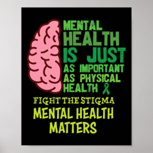 Poster A Saúde Mental É Tão Importante Quanto Os Homens F